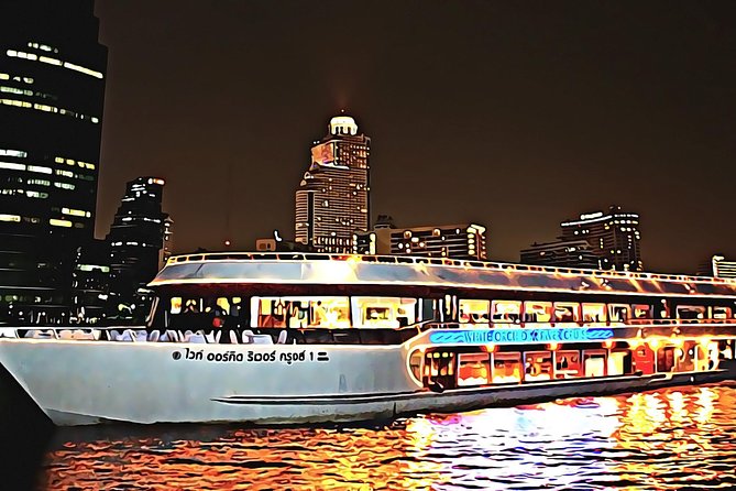 The White Orchid: Chao Phraya Dinner Cruise Experience - The landmarks you see from the river