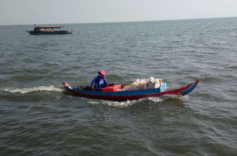 Tonle Sap Tour of Kompong Phluk Village & Evening Food tour - Siem Reap Night Market, served with crickets