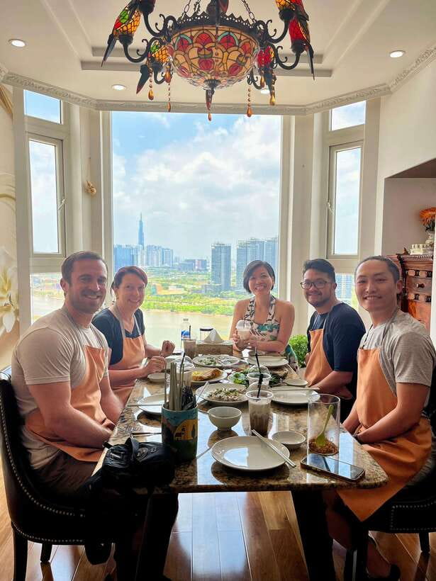 Top Home Cooking Class with Stunning River View AC Kitchen - What the $38 price includes