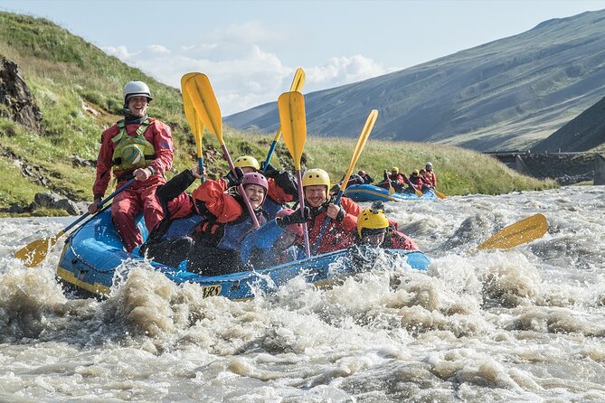 Top-Rated Family Rafting-Warm Drysuits, Volcanic Canyon, Epic Fun - From Hafgrímsstaðir to the river