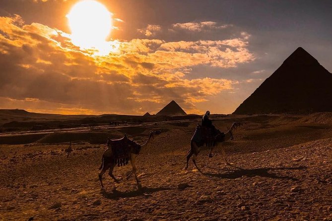 Tour to Giza pyramids Memphis Sakkara and Felucca on the Nile - Memphis and the huge statue of Ramses II