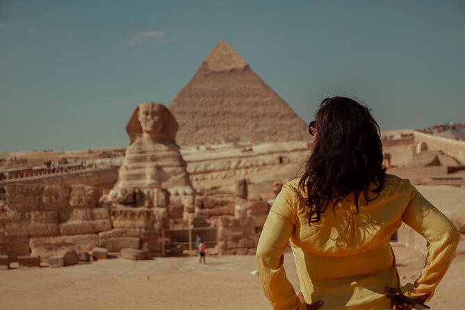 Tour to Giza pyramids Memphis Sakkara and Felucca on the Nile - One hour under sail on the Nile