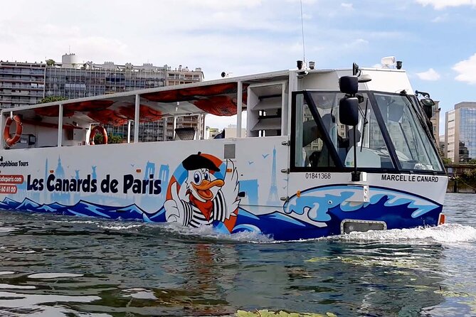 Tours of Paris and the Hauts-de-Seine in an Amphibious Bus - Molitor, football, and Boulogne-Billancourt
