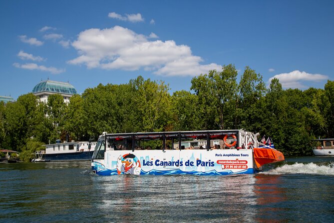 Tours of Paris and the Hauts-de-Seine in an Amphibious Bus - The splash at Île Monsieur