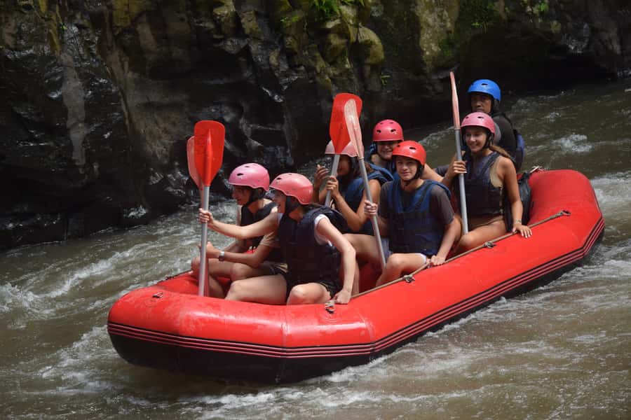 Ubud: Ayung River Guided Rafting Adventure with Lunch - Rapids, paddling, and the optional swim