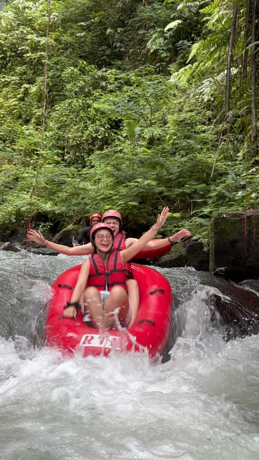 Ubud: Pakerisan Jungle River Tubing Adventure with Lunch - From hotel pickup to the Pakerisan River