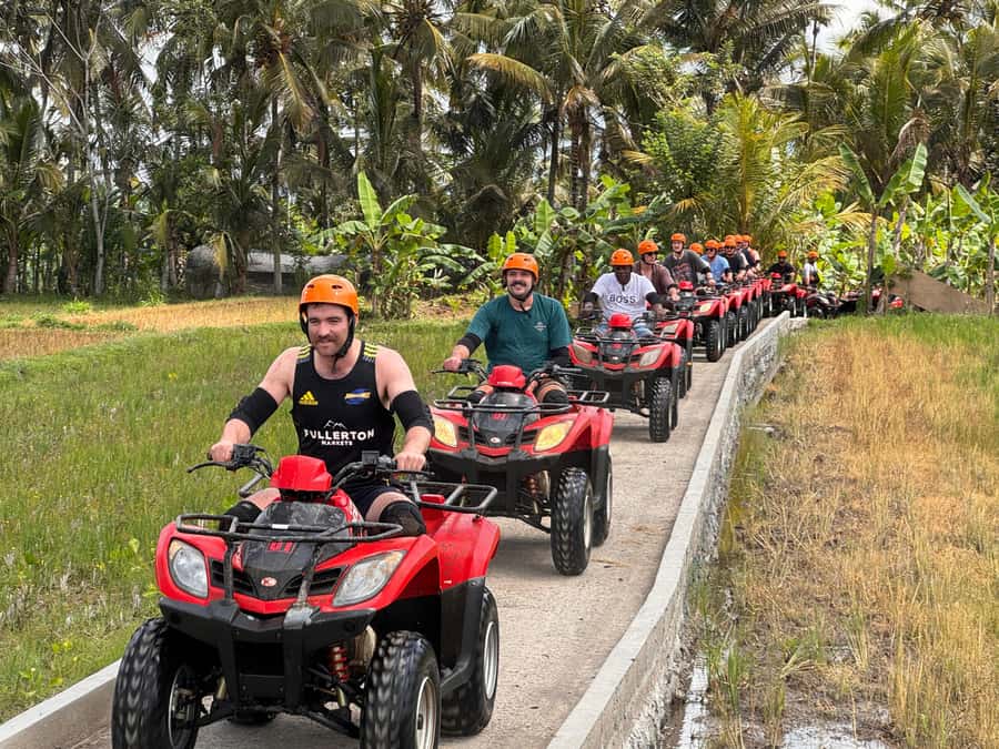 Ubud: River Cave Tubing Adventure & Gorilla ATV Quad Bike - Getting ready for the ATV ride