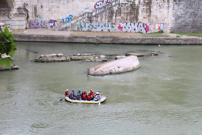 Urban Rafting on Rome's Tiber River - Tiber Island and the calmer side of Rome
