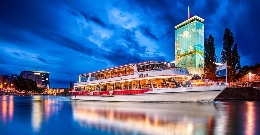 Vienna: Evening Cruise Along The Danube - Leaving the canal and reaching the Danube