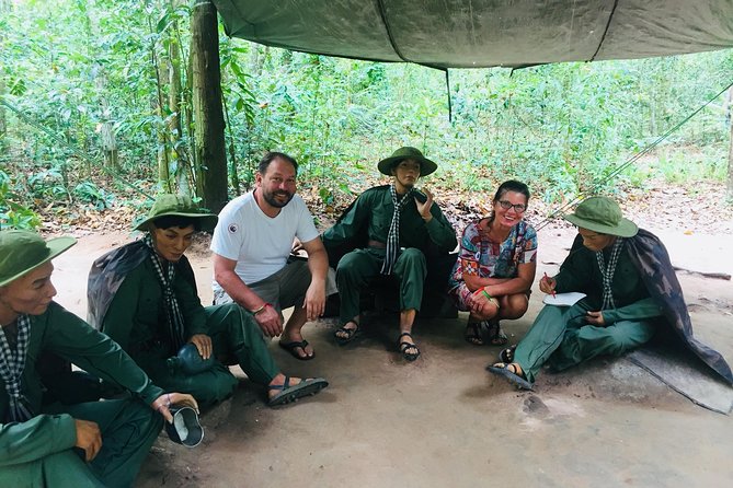 VIP Tour Cuchi Tunnels & Mekong Delta Cruise Full Day Group 12pax - 7:00 to 7:30 a.m. pickup and the road to Cu Chi