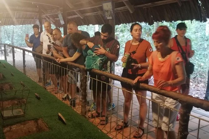 VIP Tour Cuchi Tunnels & Mekong Delta Cruise Full Day Group 12pax - Three hours at the Cu Chi Tunnels
