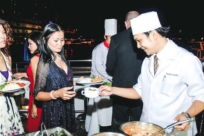 VIVA Alangka River Cruise: Dining & Cabaret Delight - Bangkok landmarks from the Chao Phraya