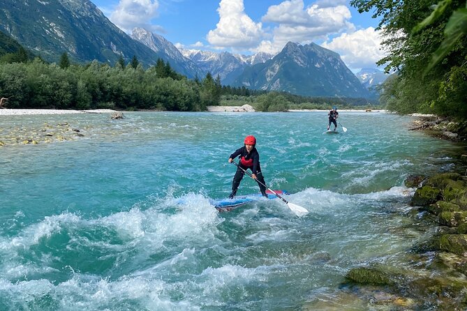 Whitewater Paddle Boarding on Soca River - Meeting in central Bovec and getting ready