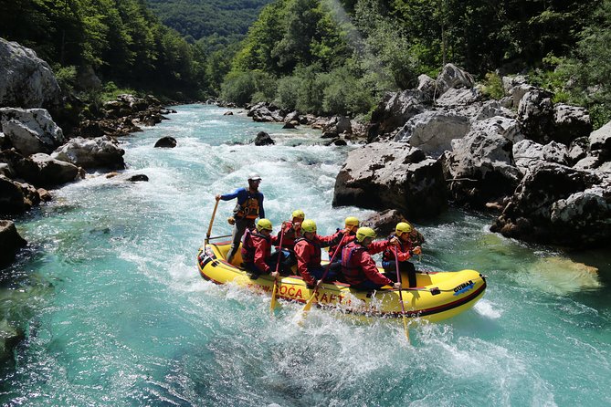 Whitewater Rafting on Soča River – Local Experts Since 1989 - Boka Waterfall and the Soča Valley scenery