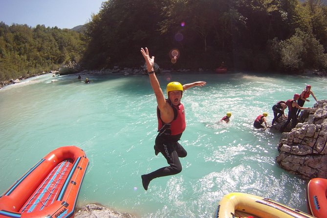Whitewater Rafting on Soca River, Slovenia - Boka and the rafting start