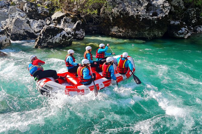 Whitewater Rafting on the Soča River in Bovec, Slovenia - Getting fitted with washed and disinfected equipment