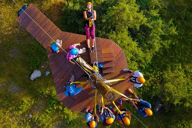 Ziplining across the Beautiful Gallatin River - Gallatin River scenery instead of a standard zipline park